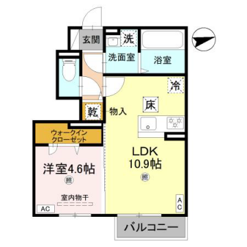 物件間取画像