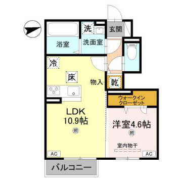 物件間取画像