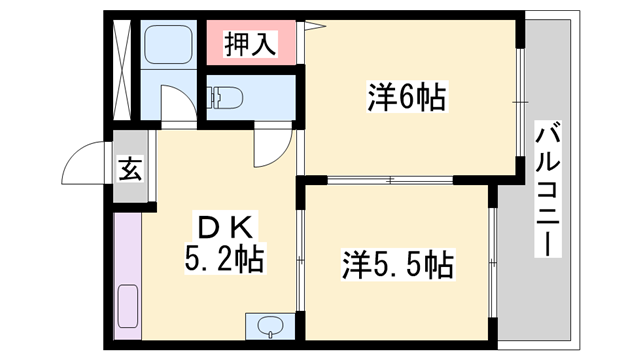 物件間取画像