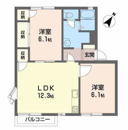 物件間取画像