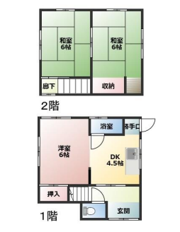 物件間取画像