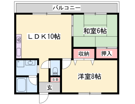 物件間取画像