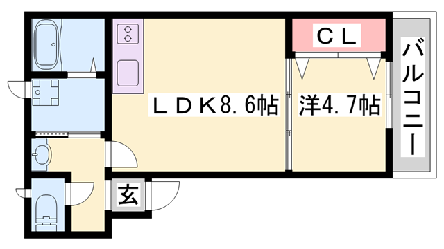 物件間取画像