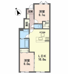 物件間取画像