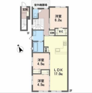 物件間取画像