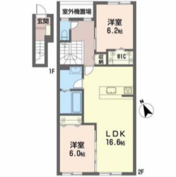 物件間取画像