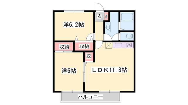 物件間取画像