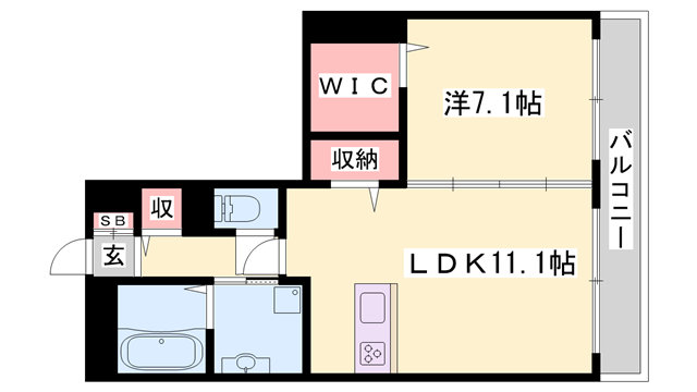 物件間取画像