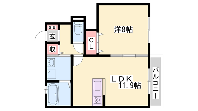 物件間取画像