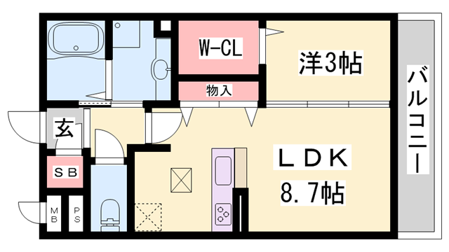 物件間取画像
