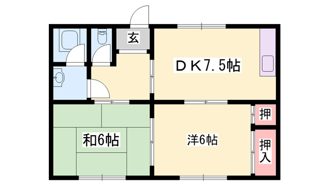 物件間取画像
