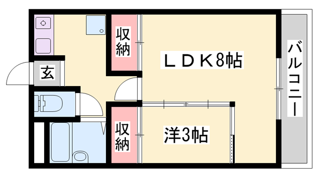 物件間取画像