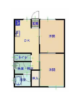物件間取画像