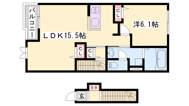 物件間取画像