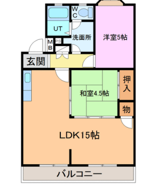 物件間取画像
