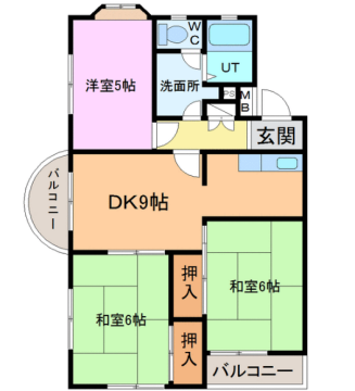 物件間取画像