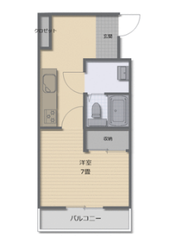 マンションとみたの物件間取画像