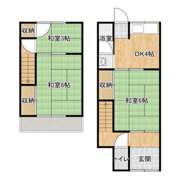 物件間取画像