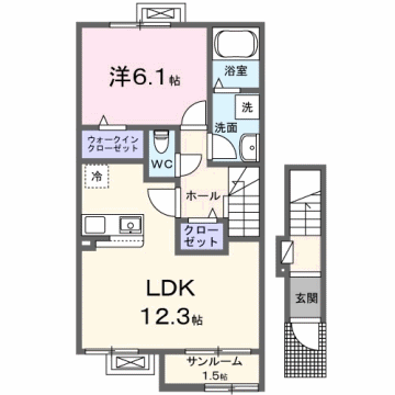 物件間取画像