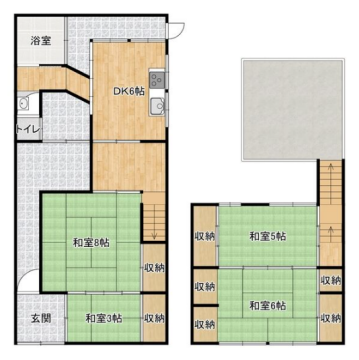 物件間取画像
