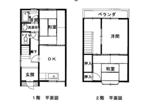物件間取画像