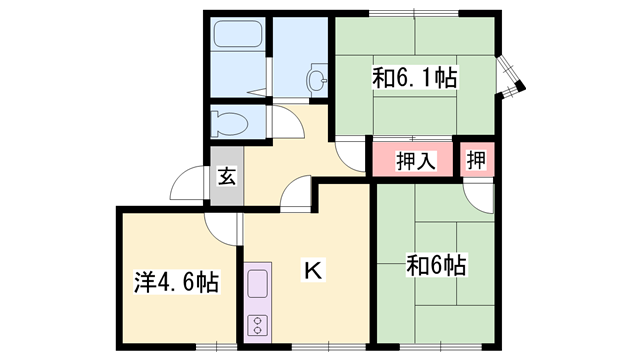 物件間取画像