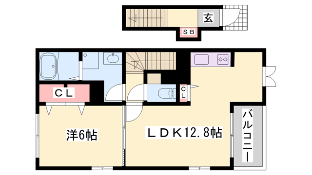 物件間取画像