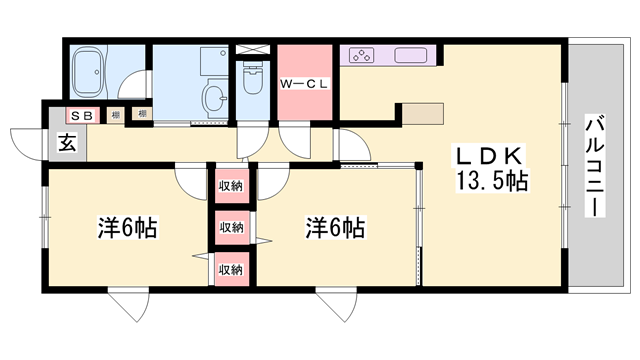 物件間取画像