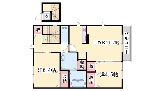 物件間取画像