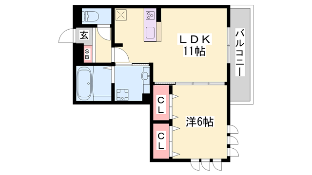 物件間取画像