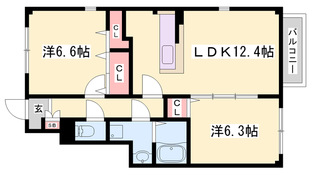 物件間取画像
