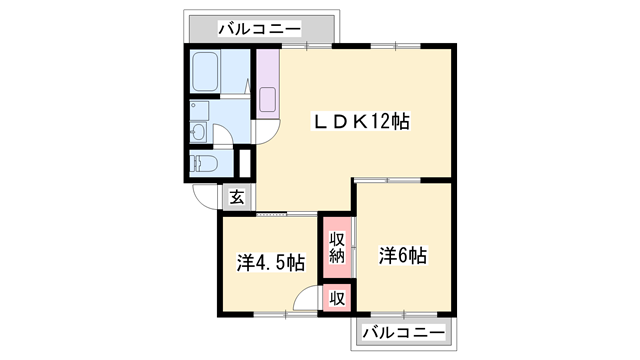 物件間取画像