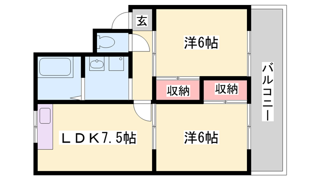 物件間取画像