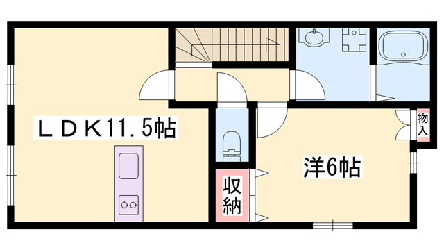 物件間取画像