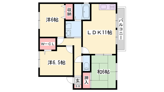 物件間取画像