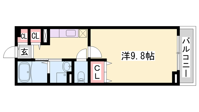 物件間取画像