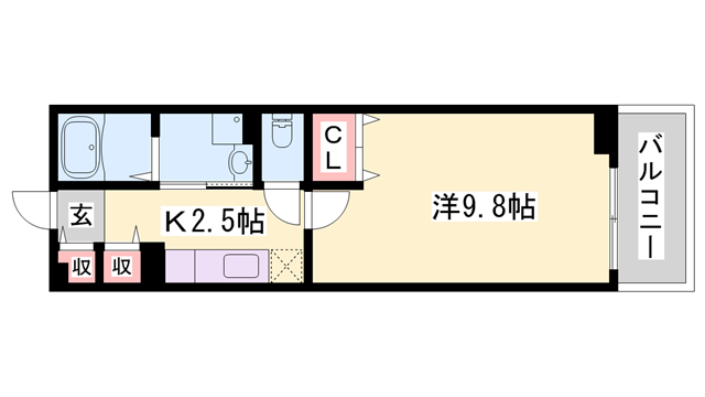 物件間取画像