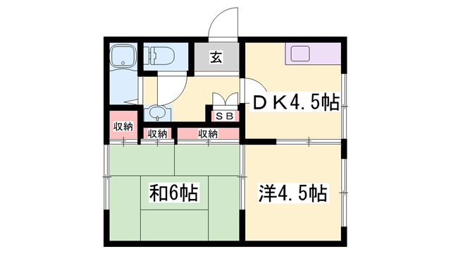 物件間取画像