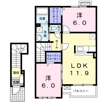 物件間取画像