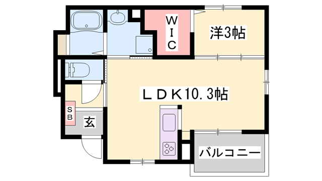 物件間取画像