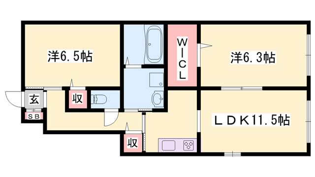 物件間取画像