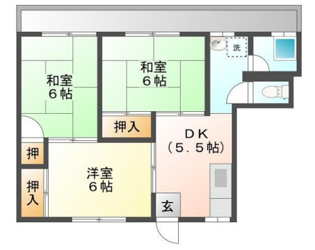 物件間取画像