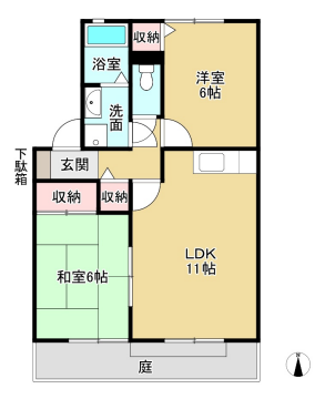 物件間取画像