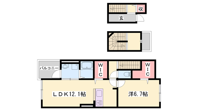物件間取画像
