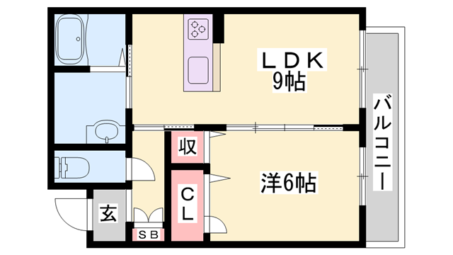 物件間取画像