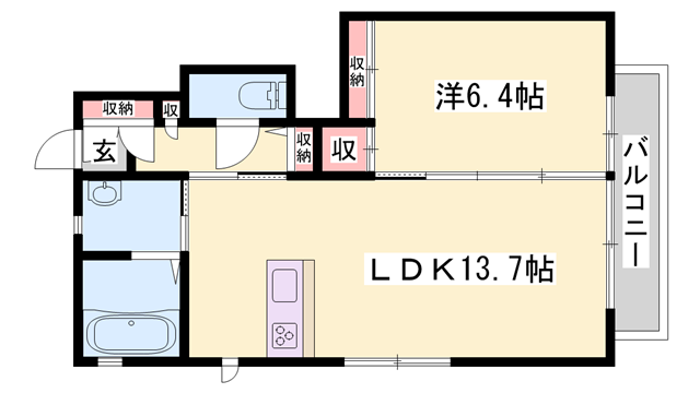 物件間取画像