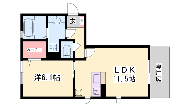 物件間取画像