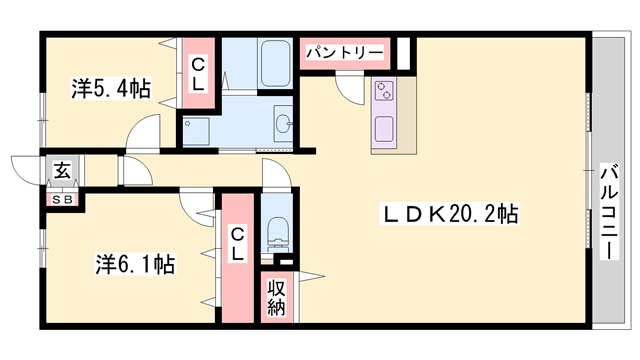 物件間取画像
