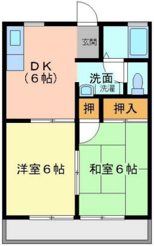 物件間取画像