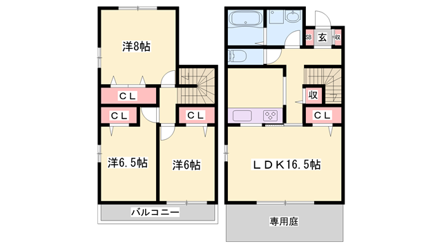 物件間取画像